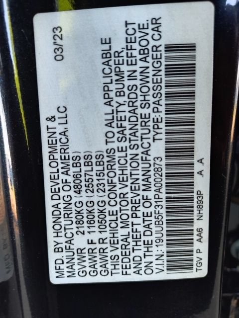 2023 Acura TLX Base