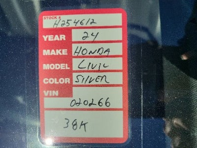 2024 Honda Civic Hatchback Sport