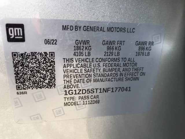 2022 Chevrolet Malibu LT