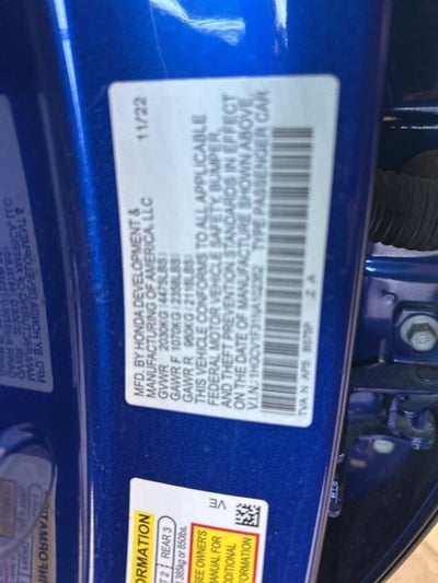 2022 Honda Accord Sedan Sport