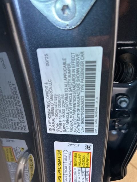 2025 Honda Accord Sedan LX