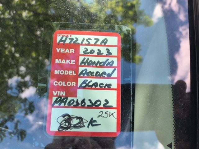 2023 Honda Accord Sedan EX