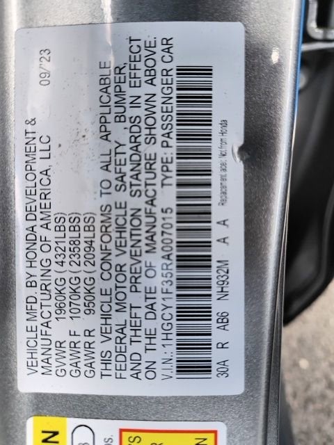2024 Honda Accord Sedan EX