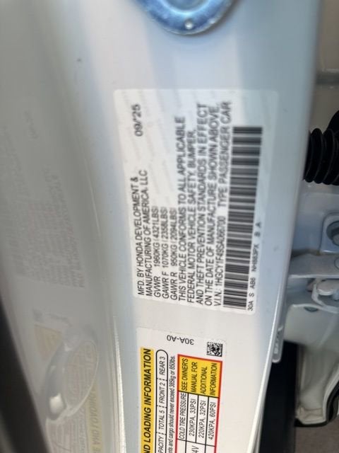 2025 Honda Accord Sedan SE