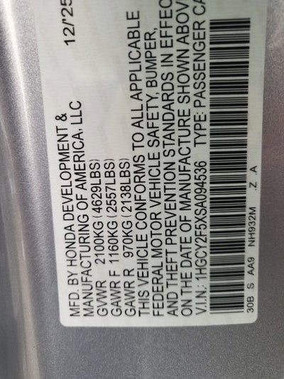 2025 Honda Accord Hybrid Sport