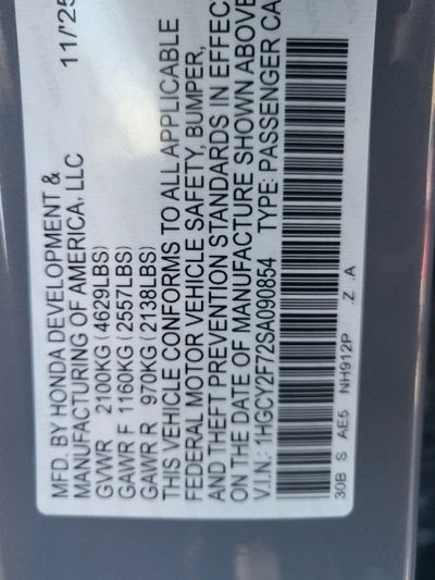 2025 Honda Accord Hybrid Sport-L