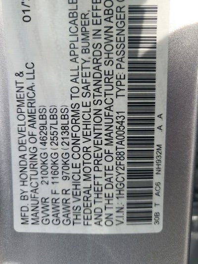 2026 Honda Accord Hybrid Touring