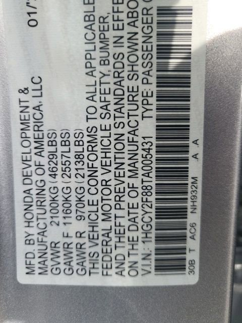 2026 Honda Accord Hybrid Touring