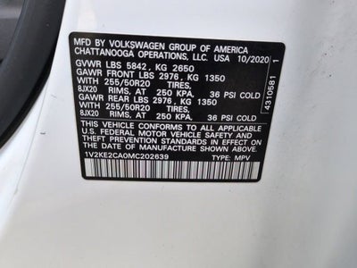 2021 Volkswagen Atlas Cross Sport 3.6L V6 SE w/Technology