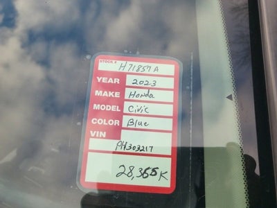 2023 Honda Civic Sedan EX