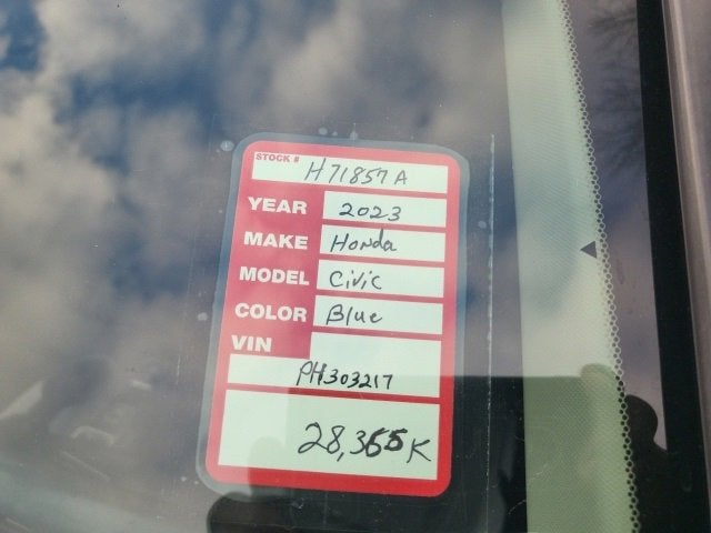 2023 Honda Civic Sedan EX