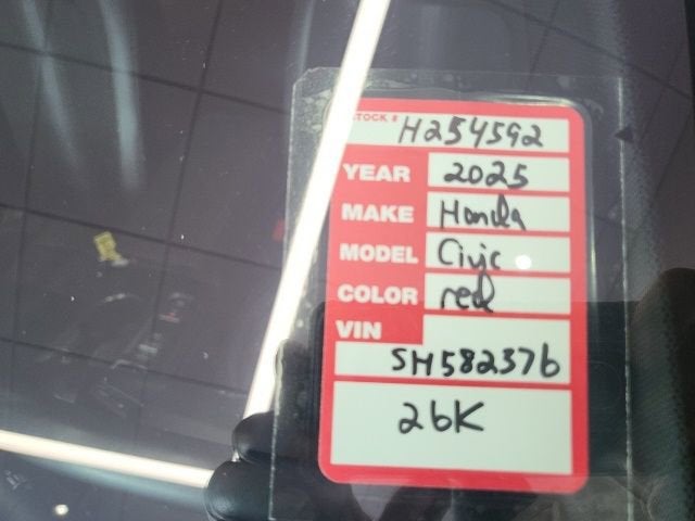 2025 Honda Civic Sedan Sport