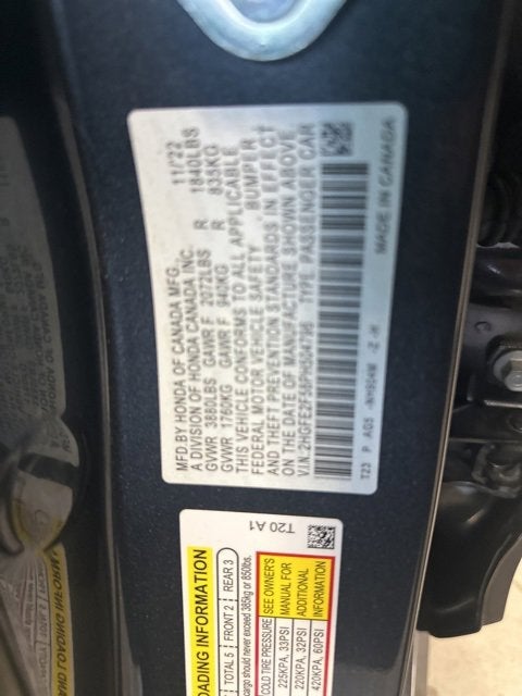 2023 Honda Civic Sedan Sport