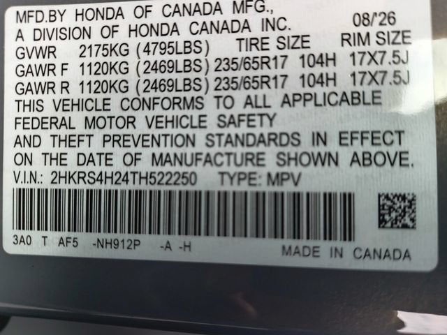 2026 Honda CR-V LX