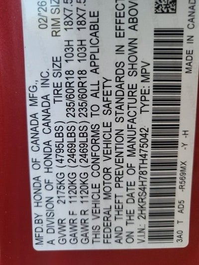 2026 Honda CR-V EX-L