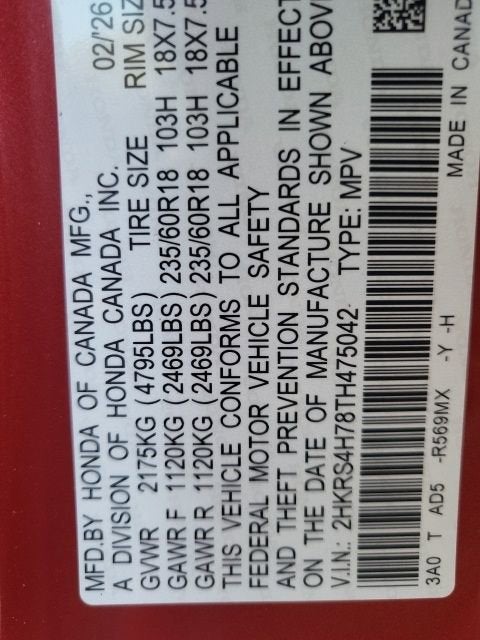 2026 Honda CR-V EX-L