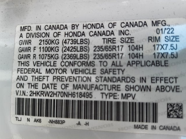 2022 Honda CR-V Special Edition