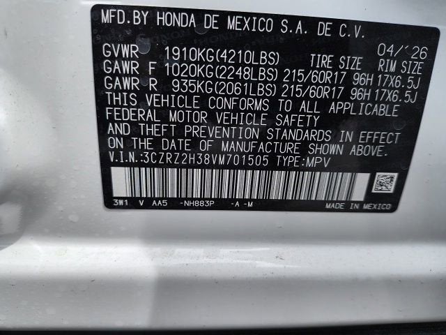 2027 Honda HR-V LX