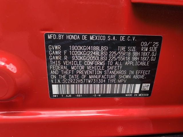 2026 Honda HR-V Sport