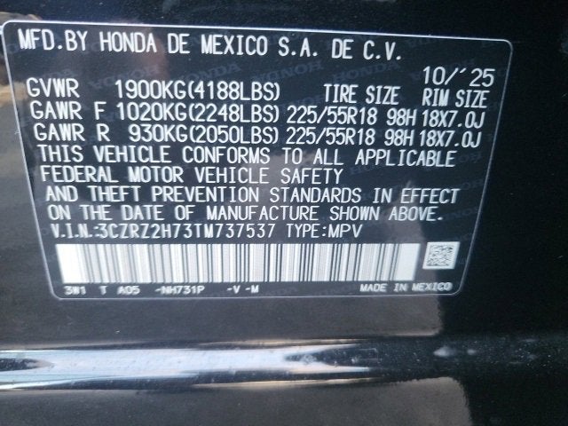 2026 Honda HR-V EX-L