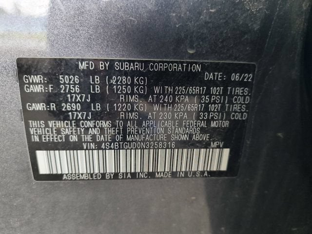 2022 Subaru Outback Wilderness