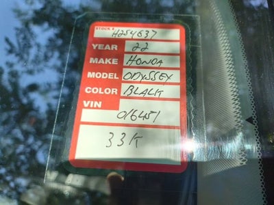 2022 Honda Odyssey Elite