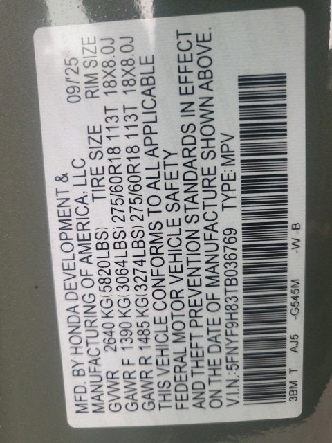 2026 Honda Passport TrailSport Elite Blackout