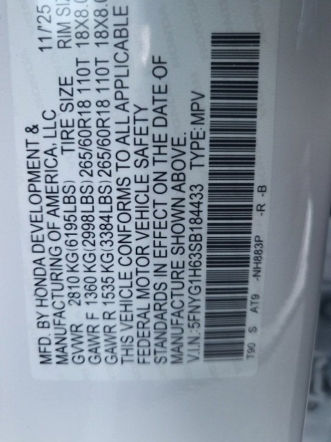 2025 Honda Pilot TrailSport