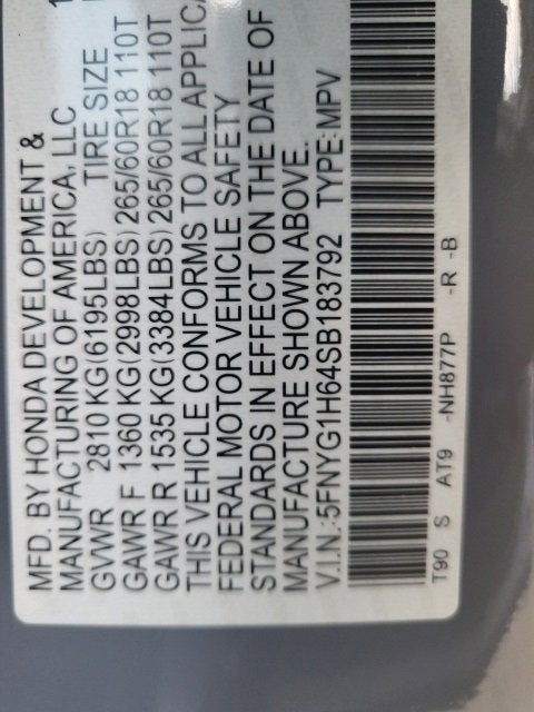 2025 Honda Pilot TrailSport