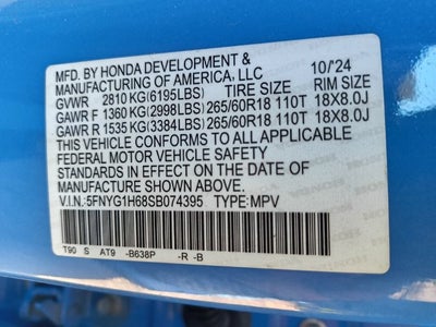 2025 Honda Pilot TrailSport