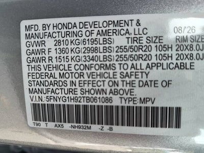 2026 Honda Pilot Black Edition