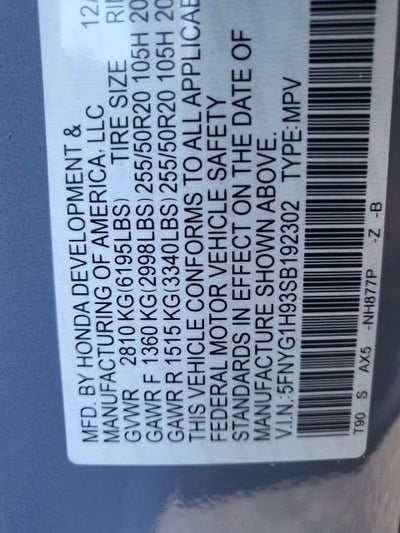 2025 Honda Pilot Black Edition