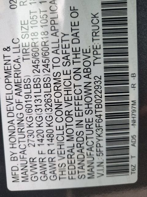 2026 Honda Ridgeline TrailSport