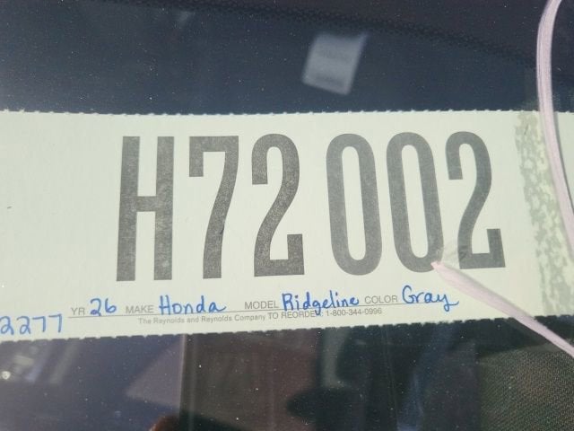 2026 Honda Ridgeline Black Edition