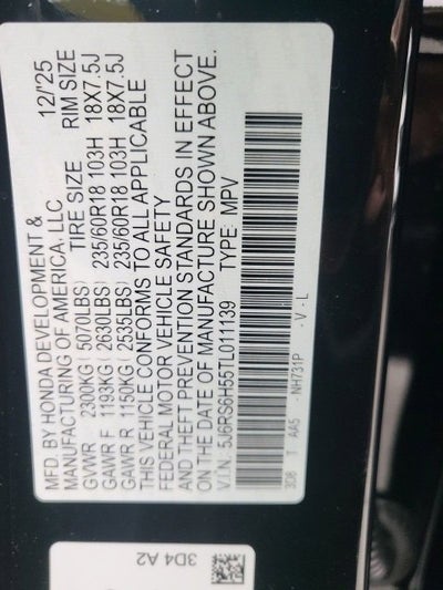 2026 Honda CR-V Hybrid Sport