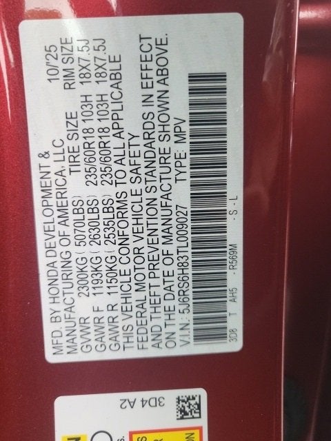 2026 Honda CR-V Hybrid Sport-L