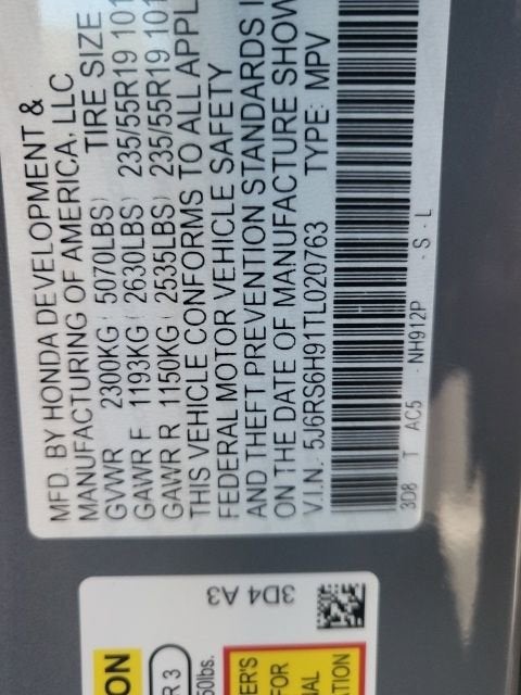 2026 Honda CR-V Hybrid Sport Touring