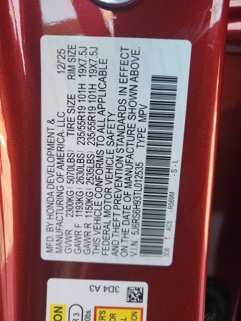 2026 Honda CR-V Hybrid Sport Touring