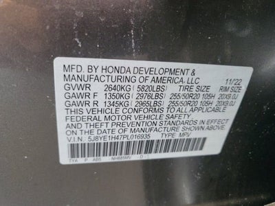 2023 Acura MDX w/Technology Package