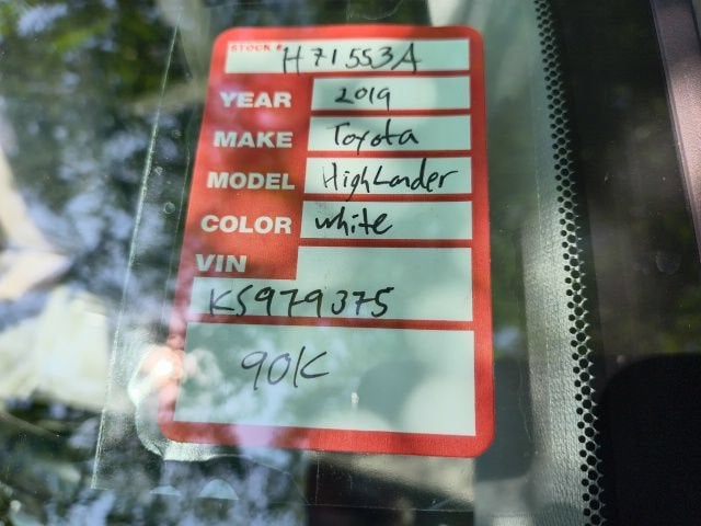2019 Toyota Highlander Limited
