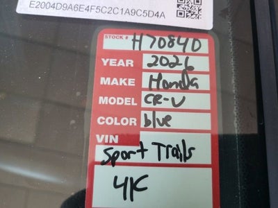 2026 Honda CR-V Hybrid TrailSport