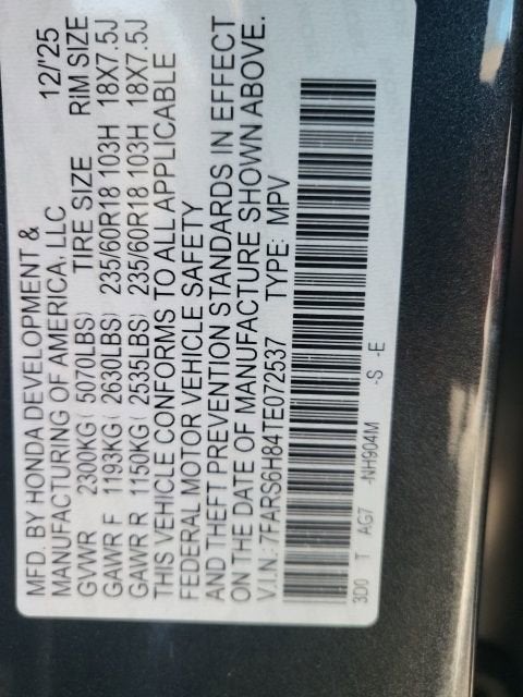 2026 Honda CR-V Hybrid Sport-L