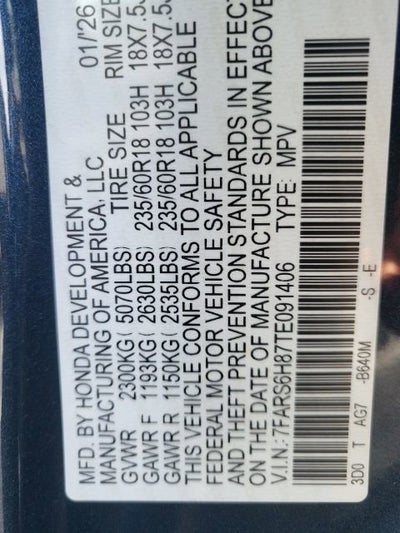 2026 Honda CR-V Hybrid Sport-L