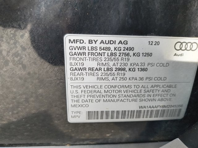 2021 Audi Q5 Premium