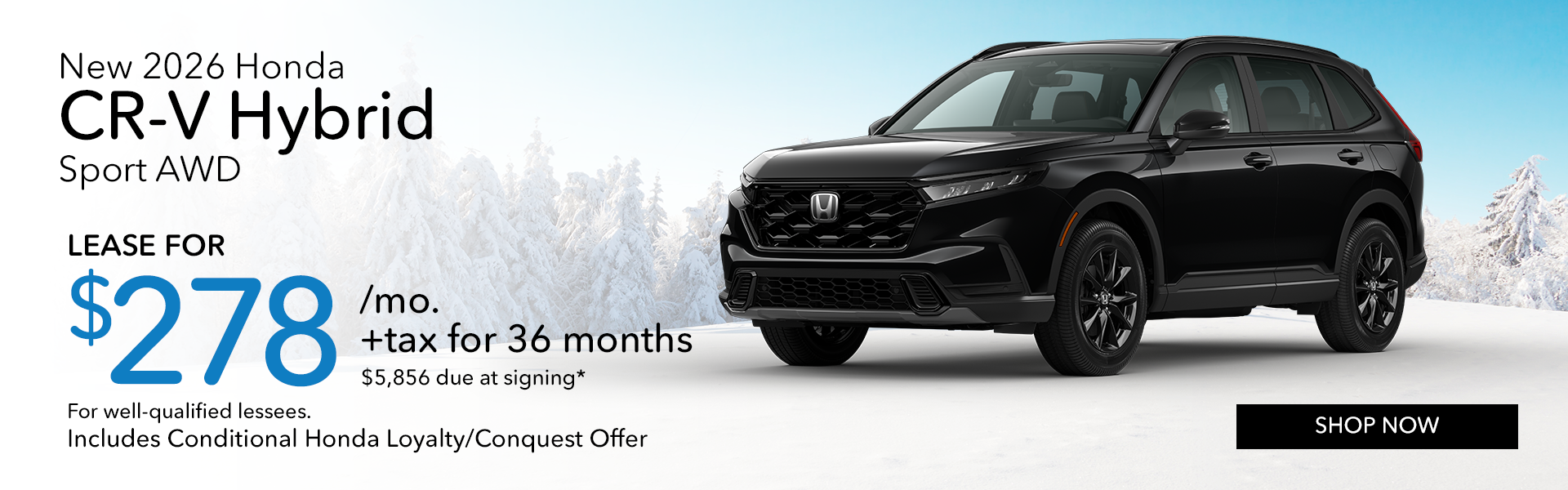 New 2026 Honda CR-V Hybrid Sport AWD