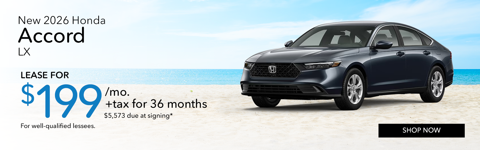 New 2026 Honda Accord LX