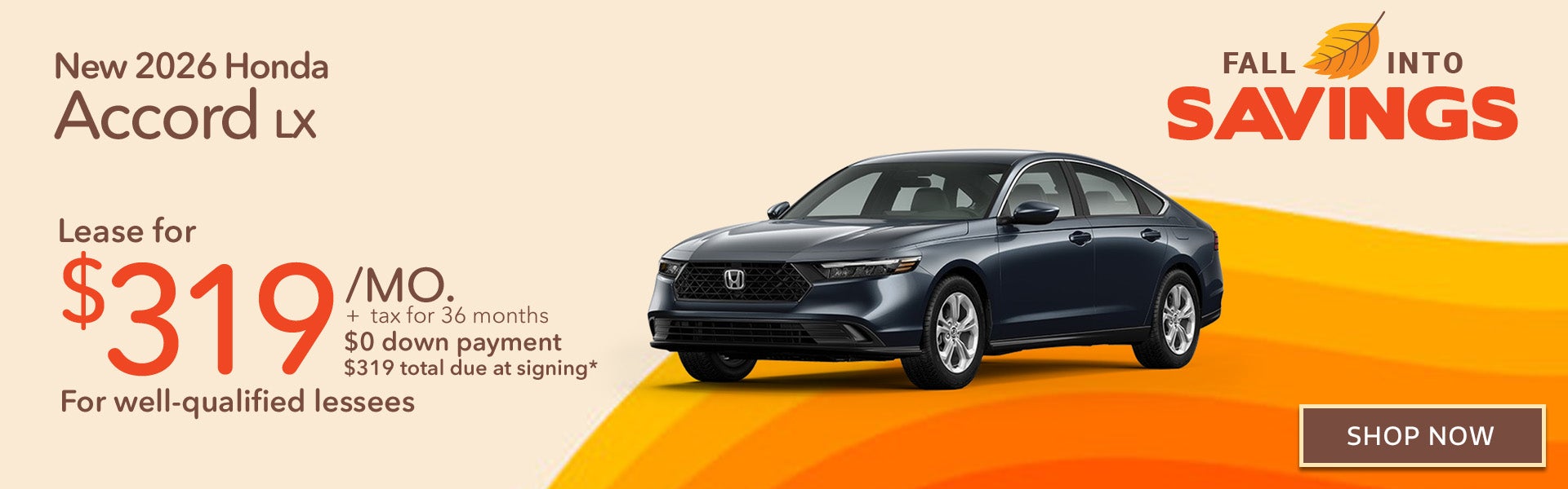New 2026 Honda Accord LX