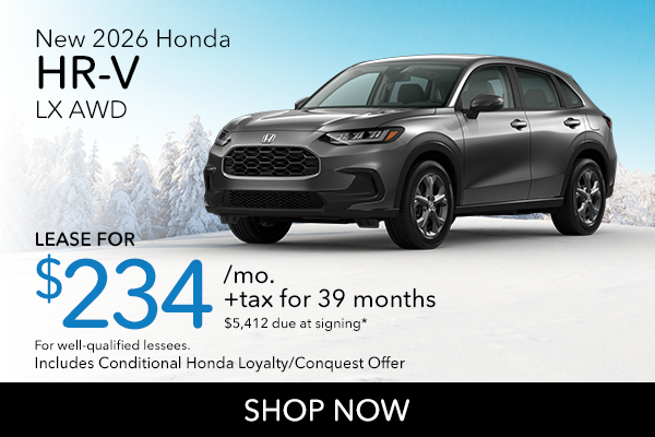 New 2026 Honda HR-V LX AWD